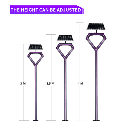30W pure LED Solar Garden Lights replacement Aluminum Love Lamp With Lamp Belt